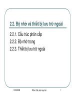 Bộ nhớ và thiết bị lưu trữ ngoài