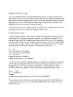 Tài liệu Working with Structure Types doc