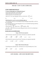 1 bài tập   CUNG và góc LƯỢNG GIÁC 