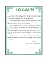 Đề tài tài trợ đối với hoạt động xuất khẩu của các doanh nghiệp tại NHNo & PTNT – chi nhánh biên hòa 