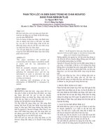 Tài liệu Phân tích lực và biến dạng trong hệ chân Hexapod bằng phần mềm Matlab pptx