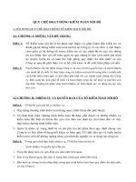 Tài liệu QUY CHẾ HOẠT ĐỘNG KIỂM TOÁN NỘI BỘ ppt