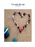 Tài liệu Và anh tồn tại docx