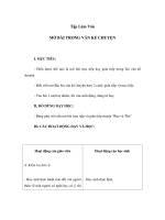 Tài liệu Tập làm văn - MỞ BÀI TRONG VĂN KỂ CHUYỆN doc