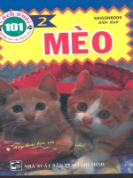 101 cách nuôi những con vật đáng yêu 2 mèo 