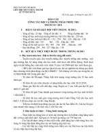 Tài liệu BÁO CÁO THÁNG 01