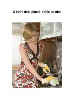 Tài liệu 8 bước đơn giản cải thiện trí nhớ docx