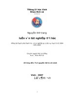 Đảng bộ thành phố thanh hoá với sự nghiệp giáo dục và đào tạo từ năm 1994 đến năm 2005 