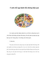 Tài liệu 5 cách chế ngự bệnh tiểu đường hiệu quả doc