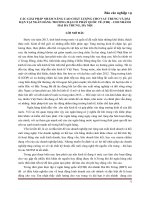 CÁC GIẢI PHÁP NHẰM NÂNG CAO CHẤT LƯỢNG CHO VAY TRUNG VÀ DÀI HẠN TẠI NGÂN HÀNG THƯƠNG MẠI CỔ PHẦN QUỐC TẾ (VIB) – CHI NHÁNH HAI BÀ TRƯNG, HÀ NỘI