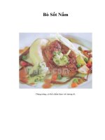 Tài liệu Bò Sốt Nấm doc