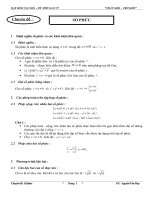 Chuyen de so phuc on thi TN 