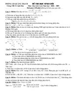 Tài liệu ĐỀ + ĐA MAY TINH 08 - 09