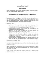 Tài liệu Kinh tế học vi mô bài giảng 9 ppt