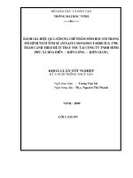 Đánh giá hiệu quả chế phẩm sinh học EM trong mô hình nuôi tôm sú ( penaeus monodon, fabricius,1798 ) thâm canh theo hệ ít thay nước tại công ty TNHH minh phú, xã hoà điền   kiên lương   kiên giang 