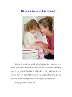 Tài liệu Đái dầm ở trẻ em - Chữa thế nào? pdf