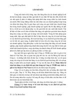 LUẬN VĂN HOÀN THIỆN KẾ TOÁN BÁN HÀNG VÀ XÁC ĐỊNH KẾT QUẢ BÁN HÀNG