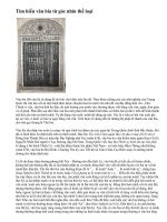 Gián án Tìm hiểu văn bia từ góc nhìn thể loạ