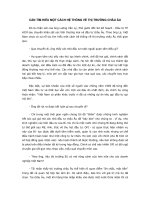 Tài liệu CẦN TÌM HIỂU MỘT CÁCH HỆ THỐNG VỀ THỊ TRƯỜNG CHÂU ÂU doc