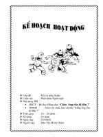 Tài liệu Chủ đề : Tết và mùa Xuân - Lĩnh vực : Phát triển Ngôn ngữ ppt