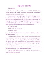 Tài liệu Giáo trình Hạ Glucose Máu ppt