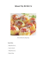 Tài liệu Khoai Tây Bi Sốt Cà pptx