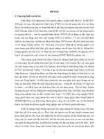 Nghiên cứu, đánh giá cảnh quan cho mục đích sử dụng hợp lí tài nguyên và bảo vệ môi trường tỉnh quảng ngãi 