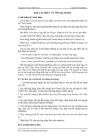 Tài liệu Lập trình Visual Basic - Bài 1 pptx