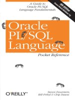 Tài liệu Oracle Essentials Oracle Database 11g P docx