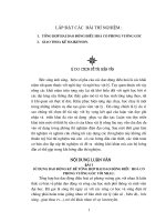 Lắp đặt các bài thí nghiệm tổng hợp hai dao động điều hoà các phương vuông góc; giao thoa kế michelson 