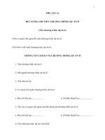 Tài liệu ĐỀ CƯƠNG CHI TIẾT CHƯƠNG TRÌNH, DỰ ÁN Ô ppt