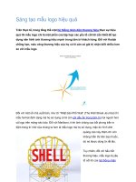 Tài liệu Sáng tạo mẫu logo hiệu quả doc