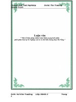 Tài liệu Luận văn ‘’ Một số biện pháp nhằm hoàn thiện mạng lưới phân phối phân bón tại Xí Nghiệp vật tư và chế biến lương thực Đà Nẵng ‘’ pptx