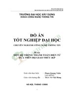 Một hệ thống thanh toán điện tử dựa trên họ giao thức iKP 