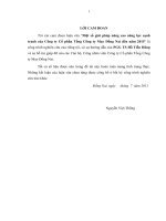 Một số giải pháp nâng cao năng lực cạnh tranh của công ty cổ phần tổng công ty may đồng nai đến năm 2015 