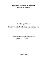 Tài liệu Environmental Guidelines and Framework pdf