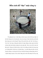 Tài liệu Bốn cách để “đọc” một công ty ppt