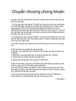 Tài liệu Chuyển nhượng chứng khoán ppt