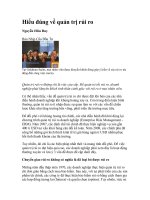 Tài liệu Hiểu đúng về quản trị rủi ro pptx