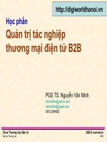 Tài liệu Quản trị tác nghiệp thương mại điện tử B2B pptx