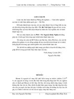 Luận văn nghiên cứu trắc quang sự tạo phức đa ligan trong hệ 1   (2   pyridylazo)   2   naphthol (PAN 2)   BI(III)   CH2CLCOOH trong hỗn hợp dung môi nước   hữu cơ và khả năng ứng dụng phân tích luận văn thạc sỹ hóa học 