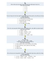 Tài liệu Bài tập trắc nghiệm nhôm oxit docx