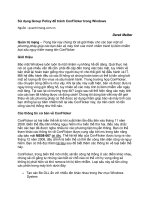 Tài liệu Sử dụng Group Policy để tránh ConFlicker trong Windows doc