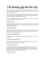 Tài liệu Lỗi thường gặp khi tìm việc doc