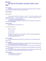 Gián án CD NONG LAM 2004