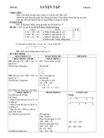 Tài liệu Hình học lớp 6_ Tiết 10 docx