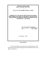 Luận văn nghiên cứu ứng dụng một số bài tập nhằm phát triển tố chất sức mạnh và tố chất sức nhanh cho nam học sinh lớp 11 trường THPT nguyễn du hà tĩnh 