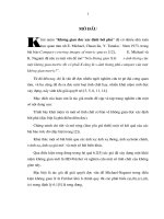 Về không gian được xác định bởi phủ 