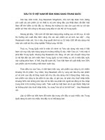 Tài liệu ĐẦU TƯ Ở VIỆT NAM ĐỂ BÁN HÀNG SANG TRUNG QUỐC pdf