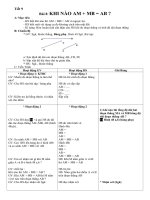 Tài liệu Hình học lớp 6_ Tiết 9 ppt